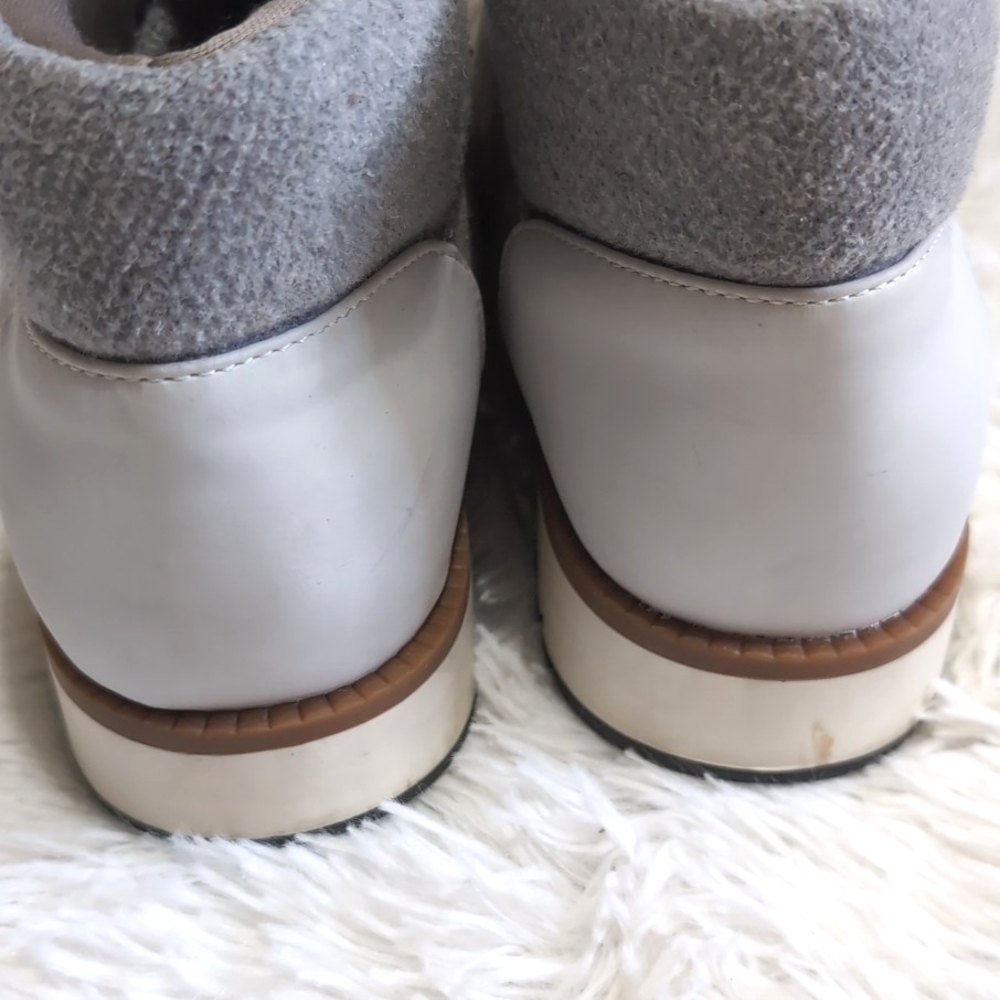 🔴SALE! Cliffs by White Mountain Silver Gray Collins Hiking Inspired Ankle Boots - Picture 12 of 15